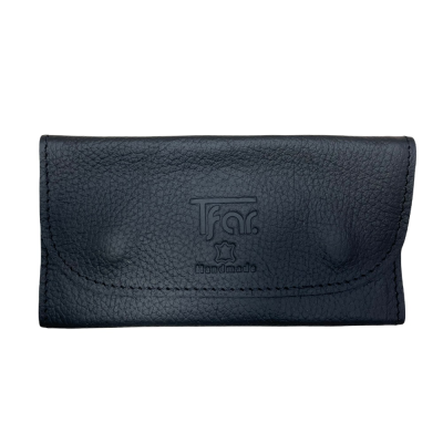 Καπνοθήκη Tfar Δερμάτινη Μαύρη (TF-Leather1-black)